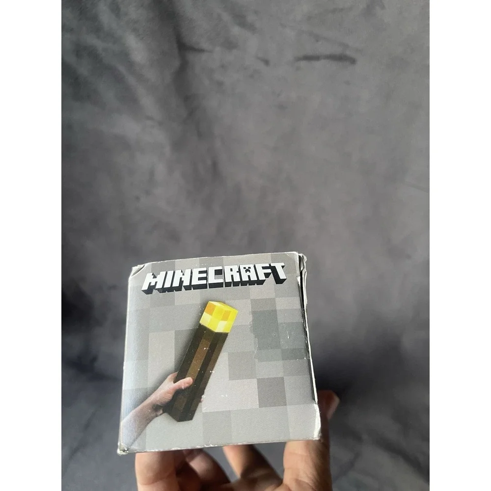 Minecraft Light Up Torch Mojang Think Geek Game Toy. Handheld or wall‎ mount